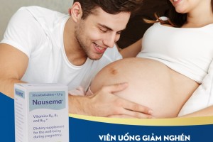 Giảm đáng kể triệu chứng nghén khi mang thai cùng Nausema