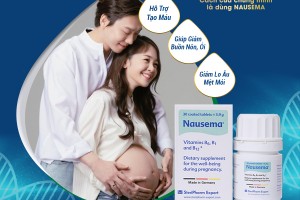 Viên uống giảm ốm nghén Nausema gúp mẹ bầu không còn mệt mỏi khi mang thai